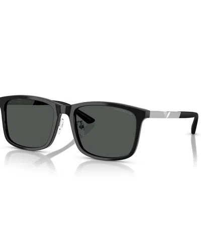 Emporio Armani Men's Sunglasses Ea4241d In Shiny Black