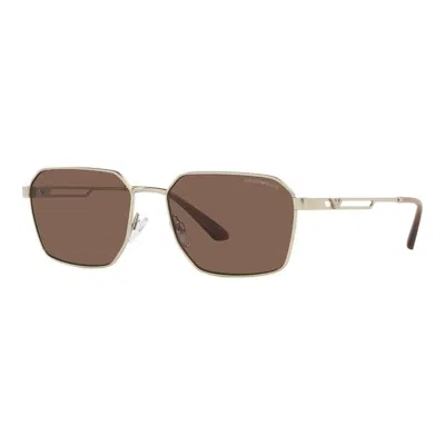 Emporio Armani Men's Sunglasses  Ea 2140 Gbby2 In Brown