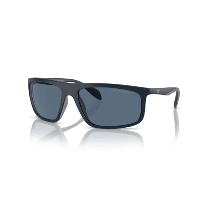 Emporio Armani Men's Sunglasses  Ea 4212u Gbby2 In Blue