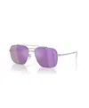 Emporio Armani Man Sunglasses Ea2150 In Shiny Silver