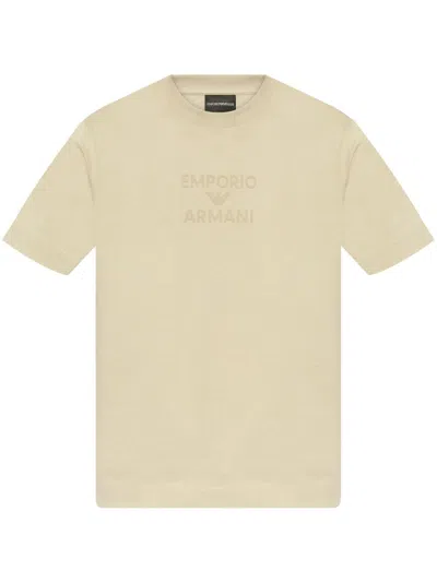 Emporio Armani Men's T-shirts And Polos In Beige