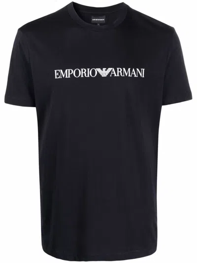 Emporio Armani Men's T-shirts And Polos Blue