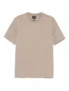 Emporio Armani All-over Logo Crew Neck T-shirt In Multi