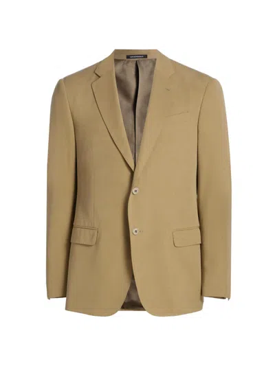 Emporio Armani Men's Tailored Sports Jacket In Brown