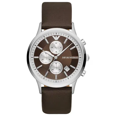 Emporio Armani Men's Watch Ar11490 In Brown