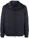 Emporio Armani Nylon Blouson Jacket In Black