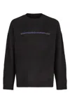 Emporio Armani Logo-print Sweater In Black