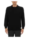 Emporio Armani Men's Wool Jersey In Black
