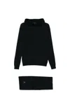 Emporio Armani Virgin Wool Trousers And Hoodie Set