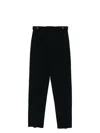 Emporio Armani Wool Trousers In Textured Fabric