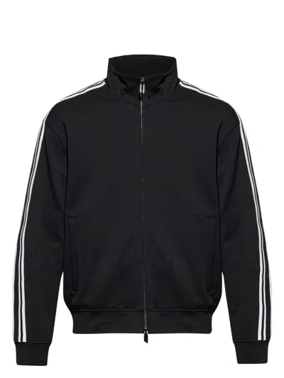 EMPORIO ARMANI MEN'S ZIPPED SWEATSHIRT