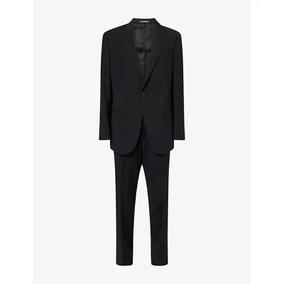 Emporio Armani Mens G Line Single-breasted Wool Suit Black