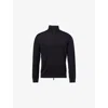 Emporio Armani Check Effect Wool-blend Cardigan