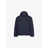 Emporio Armani Mens Logo-patch Jacket Iconico 0920 Blu Nav In Blue