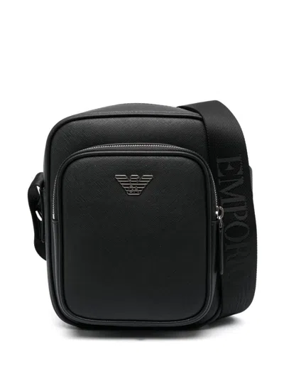 Emporio Armani Messenger Bag In Black