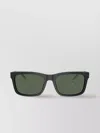 Emporio Armani Metal Temples Rectangular Frame Sunglasses