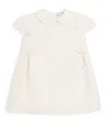 Emporio Armani Metallic Eagle Ceremony Dress In Neutral