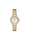 Emporio Armani Three-hand Gold-tone Stainless Steel Watch