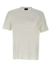 Emporio Armani T-shirt With Chest Logo In Neutral
