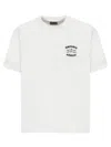 Emporio Armani Asv Jersey T-shirt With ‘let The Sea Set You Free' Embroidery In White