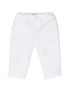 Emporio Armani Mid-rise Tapered Trousers In White