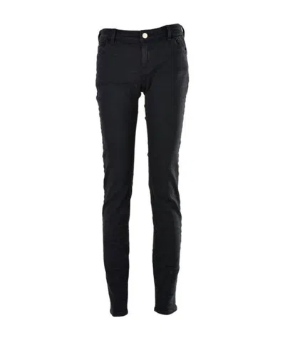 Emporio Armani Middle Waist Jeans In Black