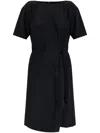Emporio Armani Women's Midi Dress With Waist Knot