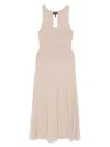 Emporio Armani Women's Midi Dress In Beige