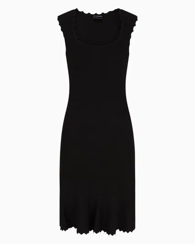 Emporio Armani Midi Dresses In Black