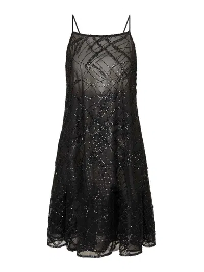 Emporio Armani Midi Skirt In Black