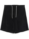 Emporio Armani Midnight Blue Drawstring Waist Shorts