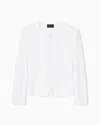 Emporio Armani Milano-stitch Jacket With Shoulder Pads