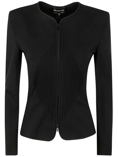 EMPORIO ARMANI EMPORIO ARMANI MILANO STITCH SHOULDER PADS JACKET