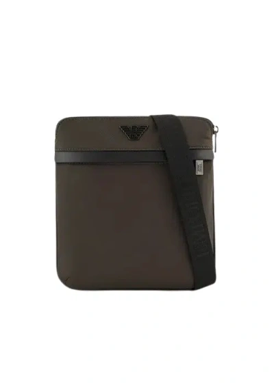 Emporio Armani Military Green Messenger Bag