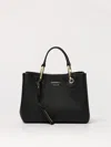 Emporio Armani Bag In Textured Synthetic Leather In Schwarz