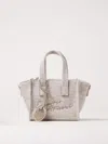 Emporio Armani Patterned Shoulder Bag In Natural