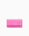 Emporio Armani Mini Bag In Tumbled Leather In Pink