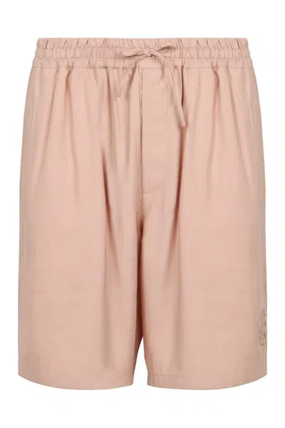 Emporio Armani Pink Modal Blend Bermuda Shorts
