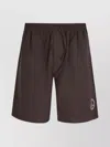 Emporio Armani Drawstring Bermuda Shorts In Printed Modal From The Peace Capsule Collection