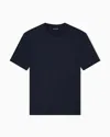 Emporio Armani Asv Icon Jacquard Jersey Jumper With Op-art Motif