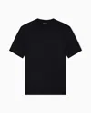 Emporio Armani Icon Viscose-blend Jacquard Jersey Jumper With Op-art Motif