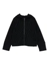 Emporio Armani Monogram Hoodie In Black
