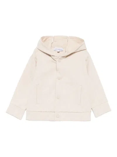 Emporio Armani Babies' Monogram Jacket In Neutral