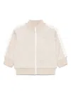 Emporio Armani Monogram-jacquard Sweatshirt In Neutrals