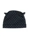 Emporio Armani Monogram-print Cotton Cap In 蓝色