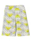 Emporio Armani Monogram-print Shorts In ホワイト