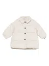 Emporio Armani Monogram Quilted Jacket In Gold