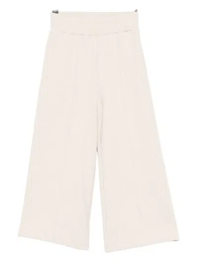 Emporio Armani Kids' Monogram Trousers In Neutral