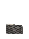 Emporio Armani Monogram Wallet In Black