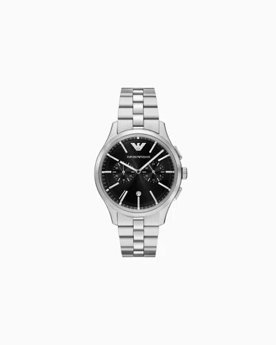 Emporio Armani Montres À Bracelet En Acier In Metallic